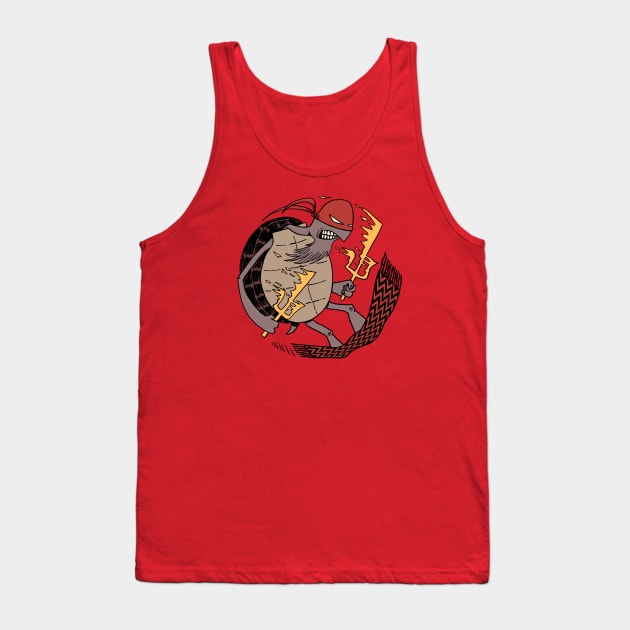 ANCIENT MUTANT WIZARD TURTLE Tank Top by Figbar Lonesome